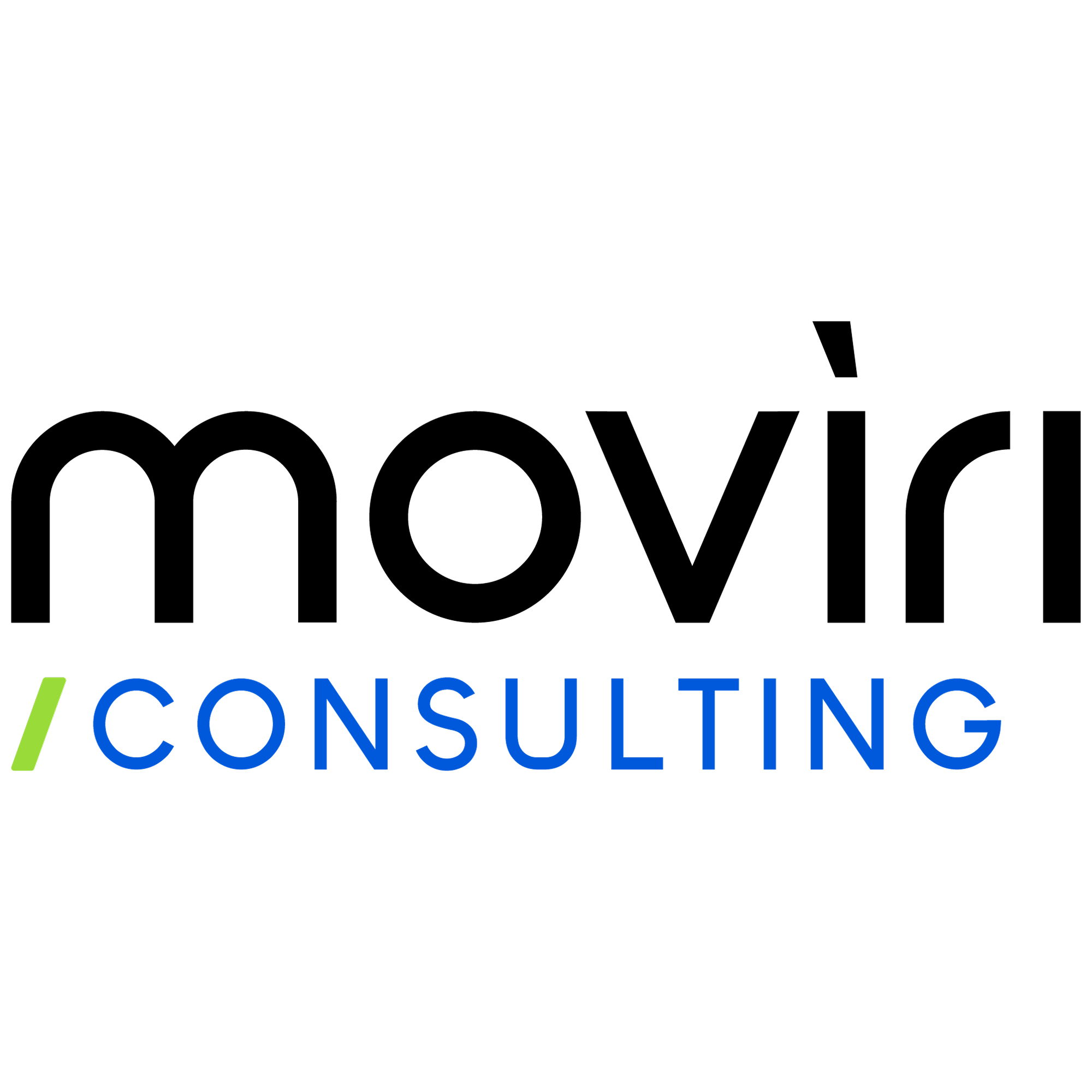 Moviri consulting blue logo